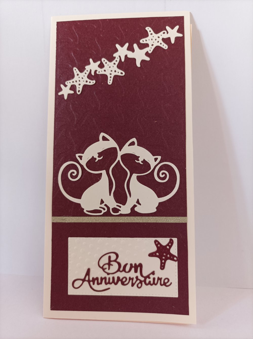 Carte artisanale Un Super Joyeux Anniversaire Animaux des Bois