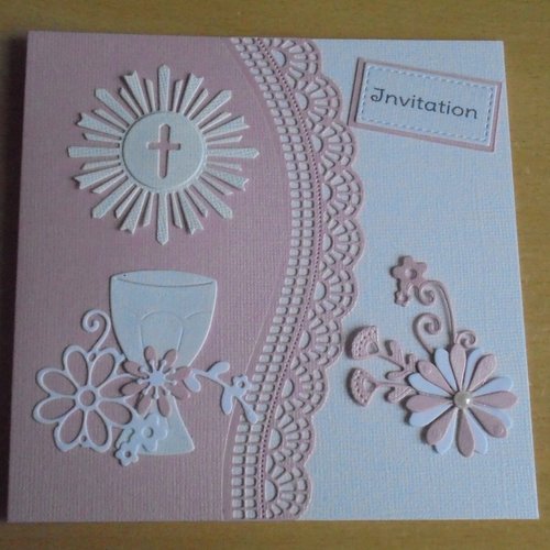 5 invitations faire-part pour une communion ou un baptême