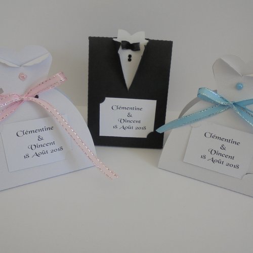 Boïtes a dragees pour un mariage