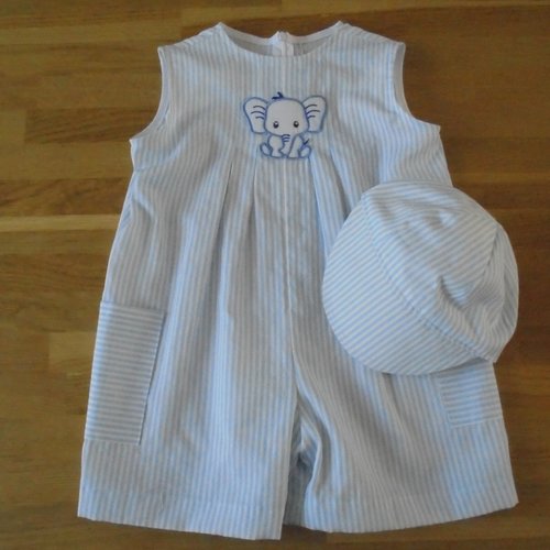 Salopette courte enfant - 18/24 mois