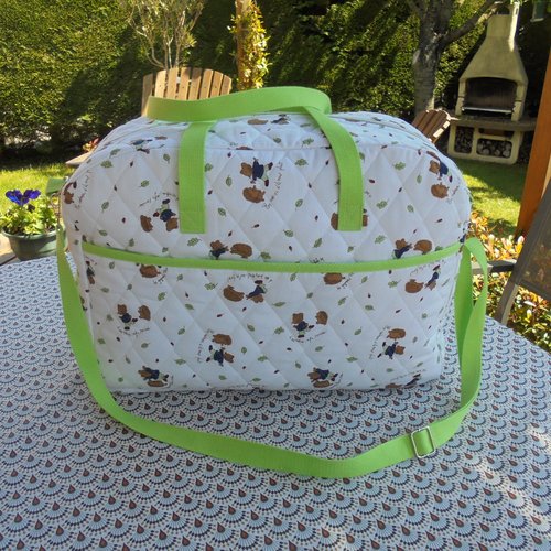 Sac de voyage bébé, sac à langer, sac weekend