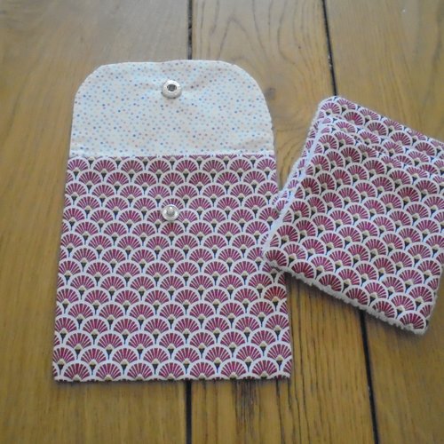 Pochette lingettes lavables pour sac