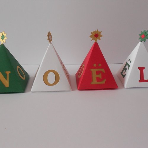 Boîtes pour chocolats de noël