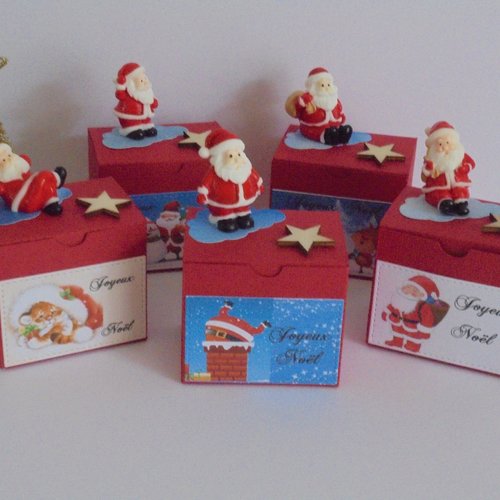 Boîtes pour chocolats de noël