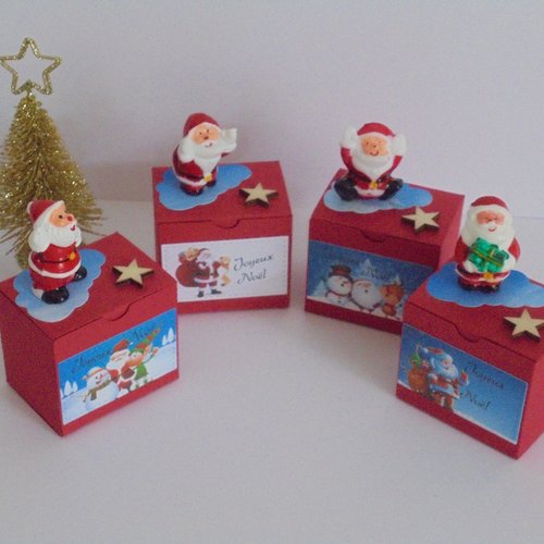 Boîtes pour chocolats de noël