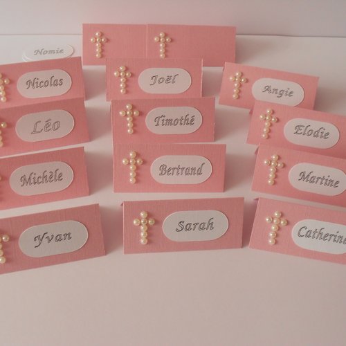 Marque place * communion - baptême *