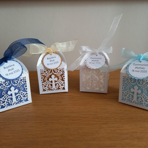 Boîte à dragées * communion- baptême *