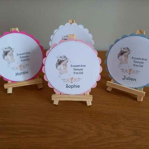 Marque places personnalisé sur chevalet