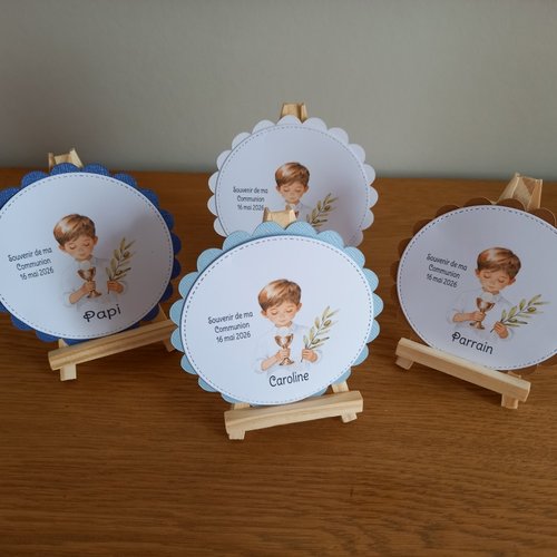 Marque places personnalisé sur chevalet