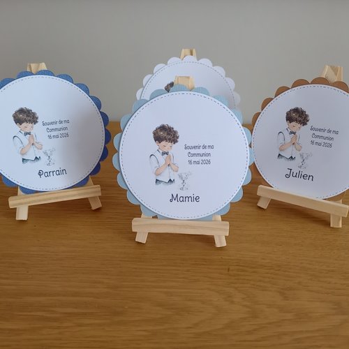 Marque places personnalisé sur chevalet