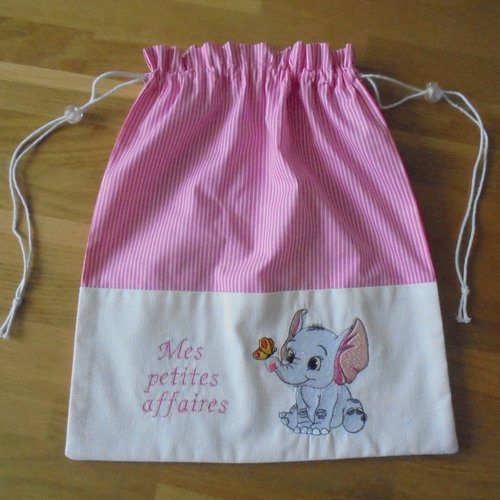 Sac brodé pour enfant