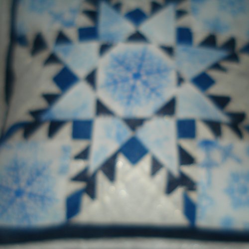 Coussin flocon de neige