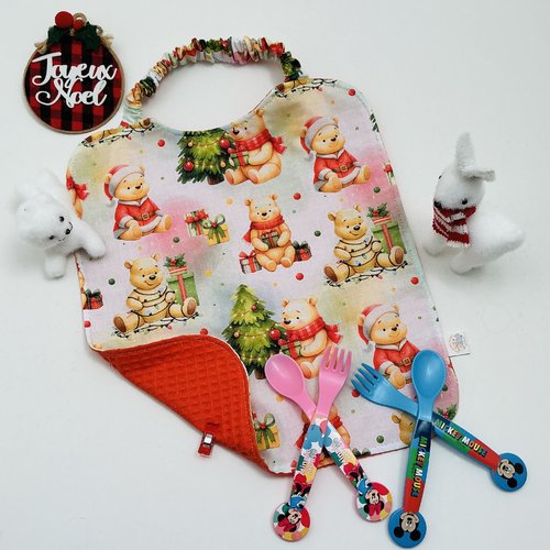 Bavoir élastique noël