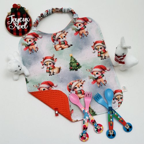 Bavoir élastique noël