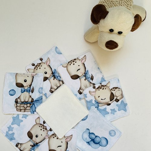 Lot de 8 lingettes bébé