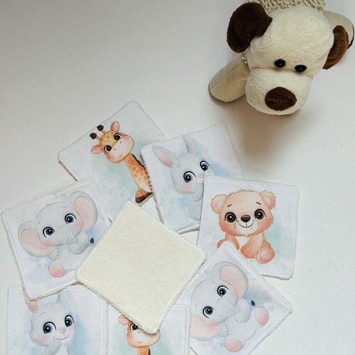 Lot de 8 lingettes bébé