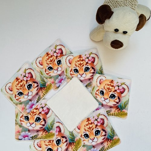 Lot de 8 lingettes bébé