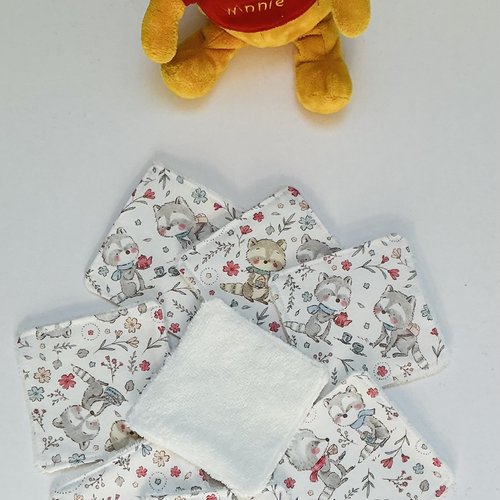 Lot de 8 lingettes bébé