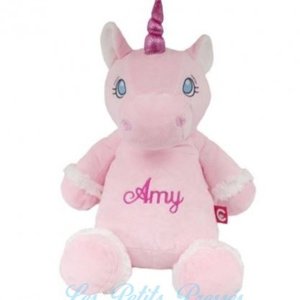 peluche licorne rose