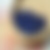 Perles lapis lazuli, facettes 3 mm