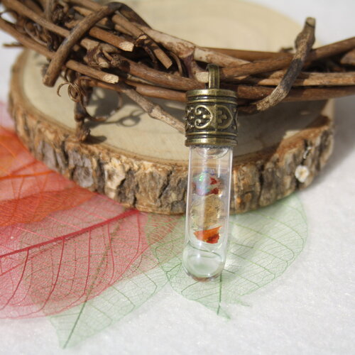 Pendentif opale de feu