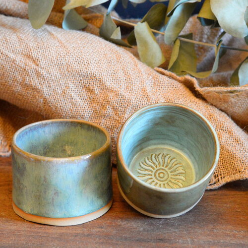 Duo pots grès fait main