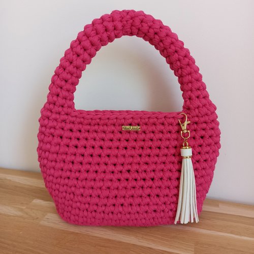 Sac egg bag fushia