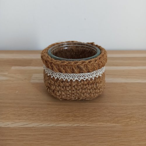 Cache pot au crochet
