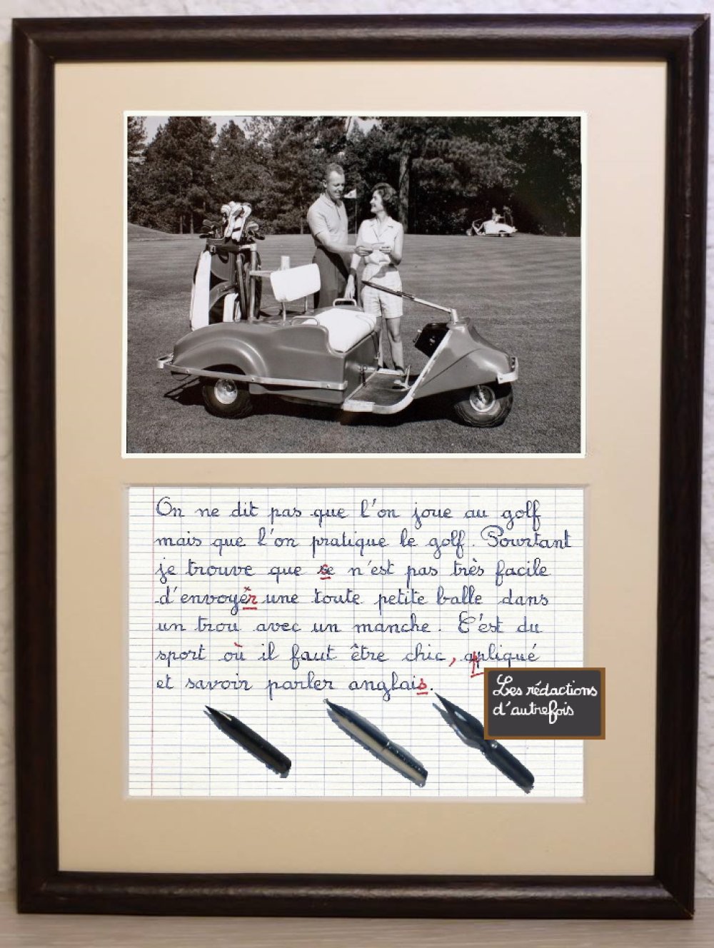 Cadeau Sur Le Golf Pour Golfeurs Un Grand Marche