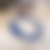 Vendu- respirations : un bracelet "nature" talisman, unisexe avec lapis lazuli