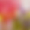 #ugmchallenge :peinture florale-  les tulipes du jardin - huile au couteau sur toile de lin sur châssis : "vibrations sensorielles" ..