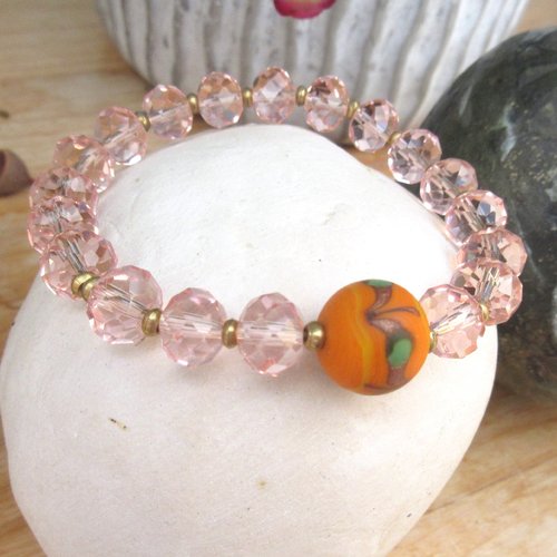 Un petit prix pour ce bracelet unisexe shabby chic avec perles en cristal   ...