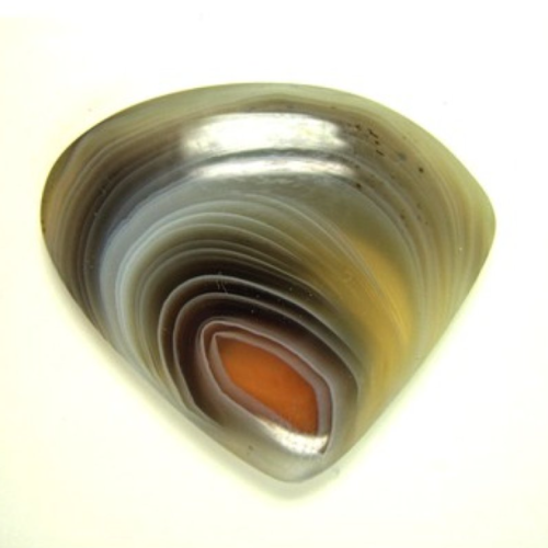 Stupéfiant cabochon forme libre botswana agate