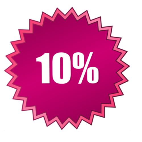 10 % de réduction sur toute ma boutique ...