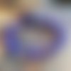 Bracelet original unisexe ajustable; des perles anciennes verre millefiori chevrons de venise : "passeport pour une légende" !!!!