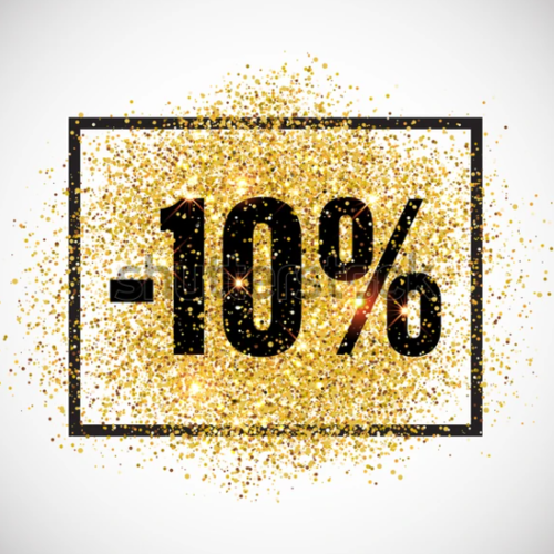 10 % de réduction sur toute ma boutique ...