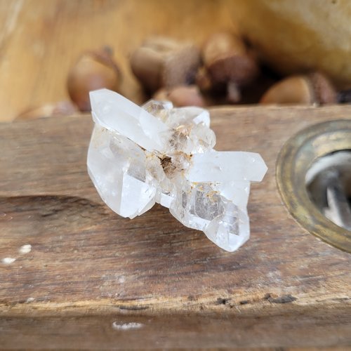 Un splendide quartz à ame : le goélon- hauts alpes france , minéralogie