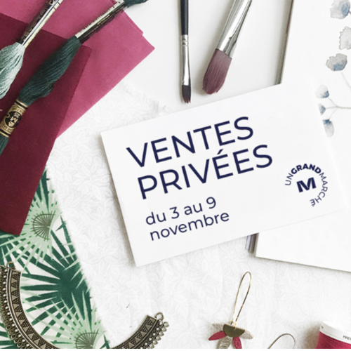 Ventes privees : 15 % de réduction sur toute la boutique !!!