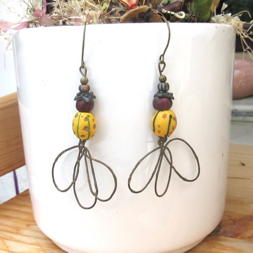 Des boucles d'oreille qui respirent la bonne humeur, la joie de vivre !!!! : "exaltations des sens"