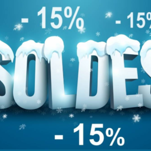Soldes hiver 2026 :  .... 15 % de réduction sur toute ma boutique ... .