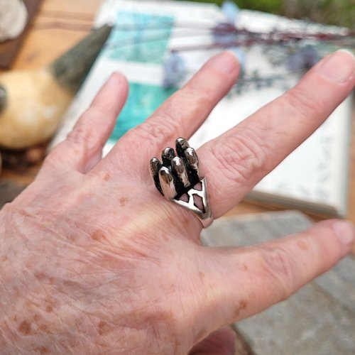 Côté vintage : une bague peul, six minarets, sud sahara, début xxème siècle, esprits protecteurs ...