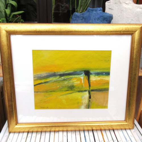 L'esprit dans le trait : peinture gouache abstrait de racines sur papier canson épais ...