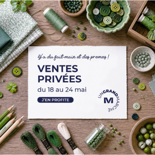 Ventes privées : moins 15 % sur ma boutique : cette semaine  !!!