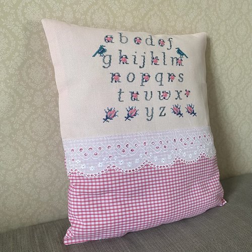 Coussin à poser brodé