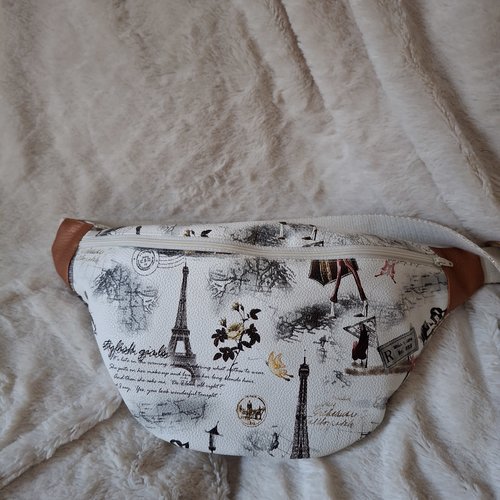 Sac banane simili cuir paris