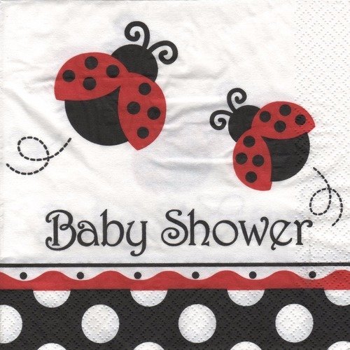 Serviette en papier "baby shower"
