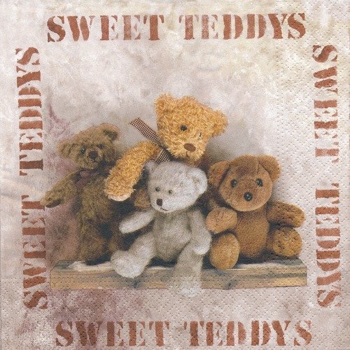 Serviette en papier "sweet teddys"