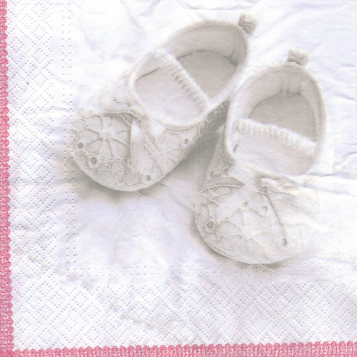 Serviette en papier "baby shoes"