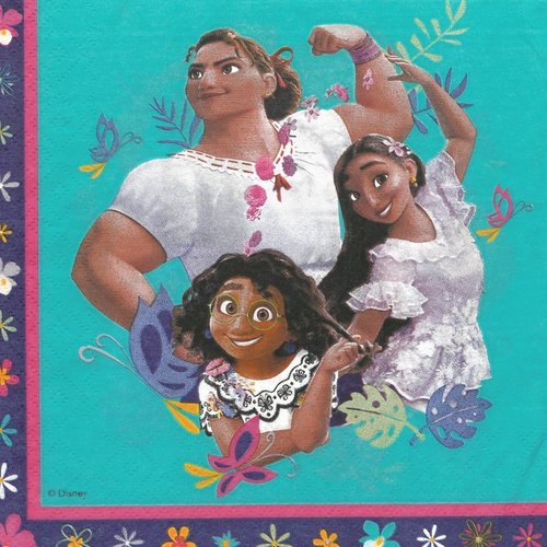 Serviette en papier "vaiana 2"