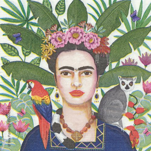 Serviette en papier "frida c"
